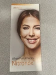 Nitronox Patient Brochure Comfort & Pain Relief Aesthetic Treatment. Fixed Price $25.00.
