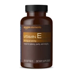 Amazon Elements Vitamin E, 400 Iu, 100 Softgels, Count (pack 1). Fixed Price $18.16.