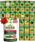 Home Grown 30 Herb Seeds For Planting 10,900+ Nongmo Heirloom Extra L.... Fixed Price $34.01.