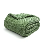 Ynm Velvet Knitted Weighted Blanket/chunky Throw For Sleep. Fixed Price $149.99.