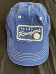 Texas Rangers Patch Hat Progressive Fsn Adjustable Cap Sport Image Blue Mlb. Fixed Price $11.99.