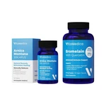 Vitamedica Arnica Montana 30X And Bromelain With Quercetin 2 Piece Set. Fixed Price $77.99.