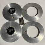 Progressive Wheel Aluminum Mag 4X4 Center Caps 7 5/8 Diameter. Fixed Price $129.99.