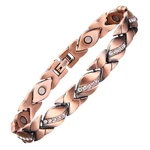 Fashtour 99.99% Pure Copper Magnetic Bracelet For Women, One Size,. Fixed Price $30.59.