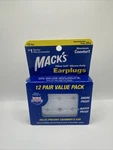 Macks Pillow Soft Silicone - 12 Pair Value Pack Putty New. Fixed Price $14.39.