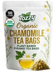 Organic Chamomile Tea 100 Count (plant-based Pyramid Bags). Fixed Price $21.99.