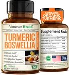 Vimerson Health Turmeric Curcumin With Boswellia Extract Supplement, 60 Capsules. Fixed Price $36.10.