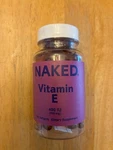 Naked Vitamin 400 Iu 268MG Natural Supplement 100 Softgels. Fixed Price $9.98.