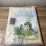 Panbmao Grounding Sheet Queen Beige Fitted Earthing Bed Cover Plaid New W4. Fixed Price $31.49.