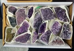 Amethyst Crystal Gift SET-16 Pieces Kit-raw Stones-healing Cute Box. Fixed Price $38.00.
