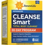 Cleanse Smart Total Body 30 Day Program 2 Part Kit By Renew Life. Fixed Price $34.99.