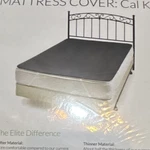 Earthing Elite Antimicrobial Mattress Cover Cal King Black. Fixed Price $60.00.