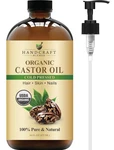 Handcraft Blends Coldpressed Organic Castor Oil 16 Fl Oz Glass Bottle 100.... Fixed Price $27.35.