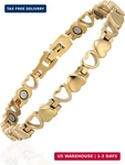 Biomag Magnetic Bracelet For Women, Titanium Steel Wristband Brazaletes Pain. Fixed Price $28.65.