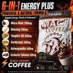Men's Energy Coffee Instant Maca Ginseng Boost Focus Stamina 18 Servings. Fixed Price $17.99.