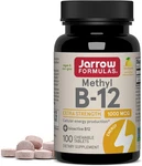 Jarrow Formulas Methyl Vitamin B-12 1000 Mcg, Chewable Tablets, Lemon Flavor. Fixed Price $18.41.