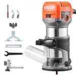 Wood Router, Hp 710W, Variable Speed Palm Tool With Soft Start, Compact. Fixed Price $70.57.