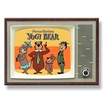 Yogi Bear Classic Tv 3.5 Inches X 2.5 Steel Cased Fridge Magnet. Fixed Price $9.99.