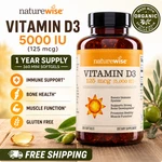 Naturewise Vitamin D3 5000 Iu 360 Softgels Immune Bone Muscle Support 1 Year. Fixed Price $22.99.