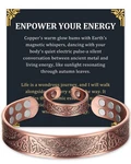 Fashtour Bracelet For Men, 99.99% Pure One Size, COPPER356-18. Fixed Price $25.70.