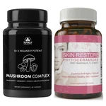 Mushroom Complex Support Immune Brain Health & Skin Restore Collagen Supplement. Fixed Price $52.33.