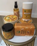 Set Mango Product Mine Botanicals Soap, Deopdorant, Hair Pomade, Cream, Oil. Fixed Price $41.00.