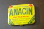 Rare Vintage 1970S Anacin Pain Relief Tin Pill Medical Pharmaceutical (D1). Fixed Price $20.00.
