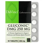 X Davinci Laboratories Of Vermont, Gluconic Dmg 250 90 Tablets. Fixed Price $224.45.