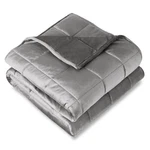 Bare Home Weighted Blanket - Minky Fleece Nontoxic Glass Beads. Fixed Price $119.99.