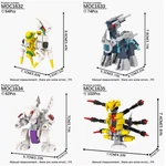 Fantasy Creature Building Blocks Set Diy Moc Model Kit Bricks Toy Gift Kids Adul. Fixed Price $12.90.