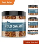 200 Pure Ceylon Cinnamon Capsules - No Additives, 100 Day Supply For Health. Fixed Price $27.19.