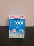 I-cool Hot Flash Relief Cloths W 2 On The Go Purse Packs 15 Each (30COUNT). Fixed Price $13.98.