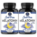 Angry Supplements Just Pure Melatonin 5MG, 120 Capsules Natural Sleep Aid Pills. Fixed Price $14.99.
