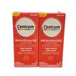 Centrum Menopause Support + Clear Mind & Calm Mood Supplement 30 Tablets 3/26 X2. Fixed Price $19.88.