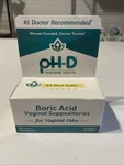 Ph-d Feminine Health Boric Vaginal Suppositories 24 Ct Exp 04/2028 Free Ship. Fixed Price $18.03.