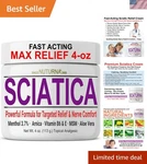 Natural Pain Relief Cream With Arnica & Msm - Soothing 4 Oz For Sensitive Skin. Fixed Price $49.99.
