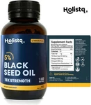 Holistq Cold Pressed Black Seed Oil Capsules 120 Softgels Nigella Sativa. Fixed Price $36.99.