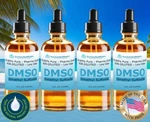 Dmso Non-diluted 99.99% Pure Dimethyl Sulfoxide Low Odor Pharma Grade 4OZ(4PACK). Fixed Price $37.51.