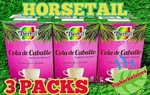 (3) Cola De Caballo Therbal Horse Tail Tea 75 Bags 1 Grs Each Free Shipping. Fixed Price $16.98.