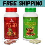 Fruits And Veggies Supplement Balance Of Daily Nature 180 Capsules - 2 Bottles. Fixed Price $19.50.