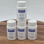 Lot Of 4 Pure Encapsulations Zinc Picolinate 15MG 30 New- Exp 10/2028. Fixed Price $28.00.