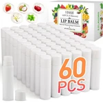 60 Pack Lip Balm Unlabeled, Natural Bulk Blank Tube. Fixed Price $19.99.