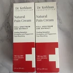 Dr Kerklaan Natural Pain Cream Cooling Relief 2 Oz Eucalyptus Peppermint Pack. Fixed Price $19.97.
