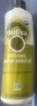 Nutiva Organic Hemp Oil Cold Pressed 16 Fl Oz 473 Ml Bpa-free, Dairy-free,. Fixed Price $19.45.
