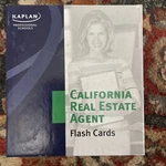 Kaplan California Real Estate Agent Flash Cards. Fixed Price $20.00.