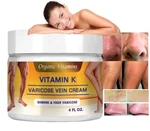 Varicose Cream Natural Vein Leg Support Spider Vitamin K. Fixed Price $15.25.