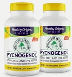 Healthy Origins Pycnogenol 100 Mg 120 Veggie CAPSULES-2 Pack. Fixed Price $45.99.