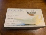 Himalayan Inst. Breathe Easier Ceramic Neti Pot Holistic Nasal Rinse New Box. Fixed Price $12.30.