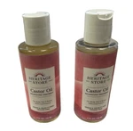 (2) Heritage Products Castor Oil Hexane Free - 4 Fl Oz. Fixed Price $19.74.