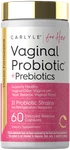 Vaginal Probiotics For Women 60 Capsules With Prebiotics By Carlyle. Fixed Price $12.99.